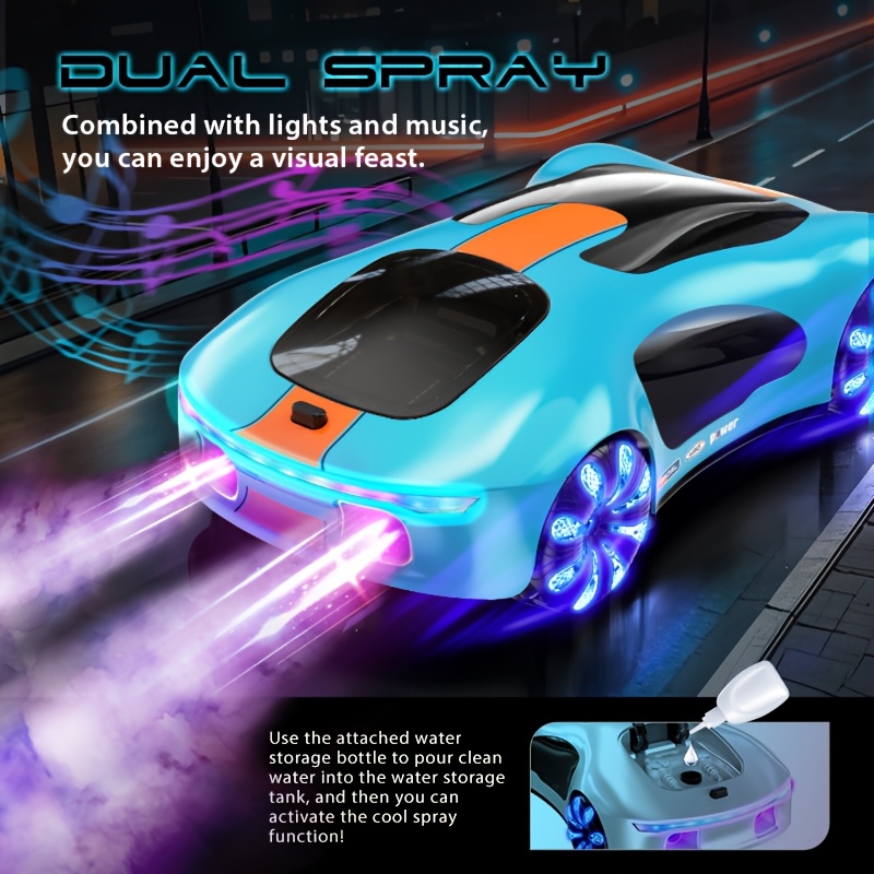 新エネルギー RC カーおもちゃ男の子用 2.4GHz リモートコントロールカーライト音楽付き