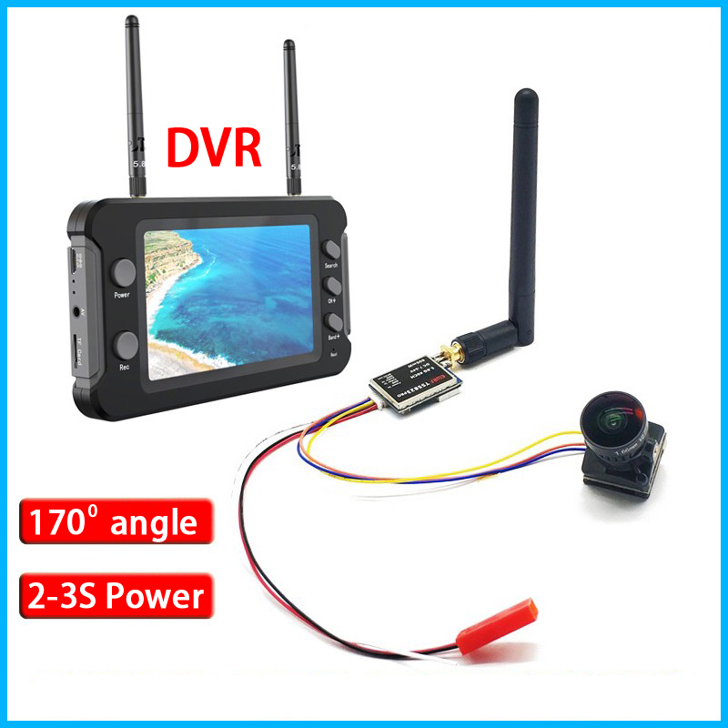 DVR 40CH 付き 5.8G FPV モニター 5.8G 48CH 600mW トランスミッター Starlight HDR OSD 1200TVL fpv カメラ付き RC 用 4.3 インチ LCD ディスプレイ