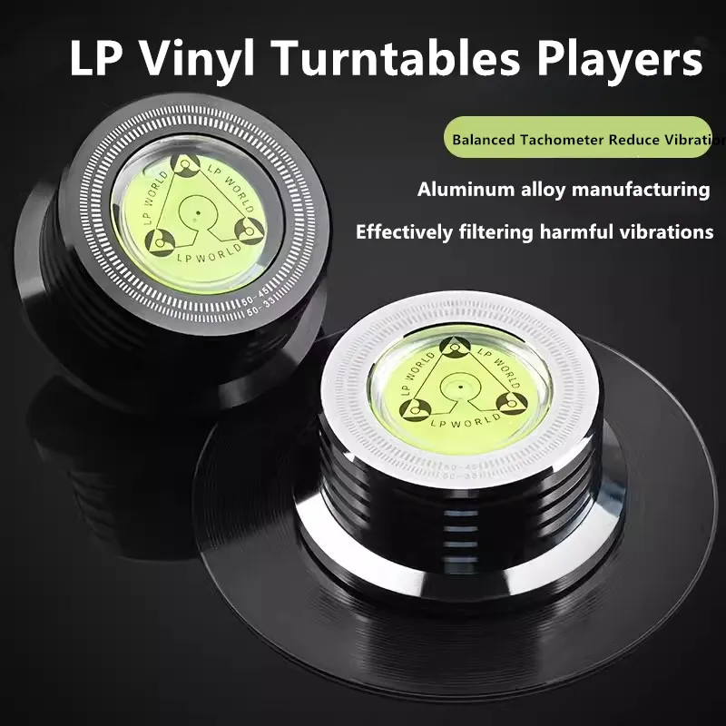 50Hz 合金 LP ビニールレコードプレーヤーディスクターンテーブルスタビライザーレベルアルミウェイトクランプ音楽プレーヤー家電