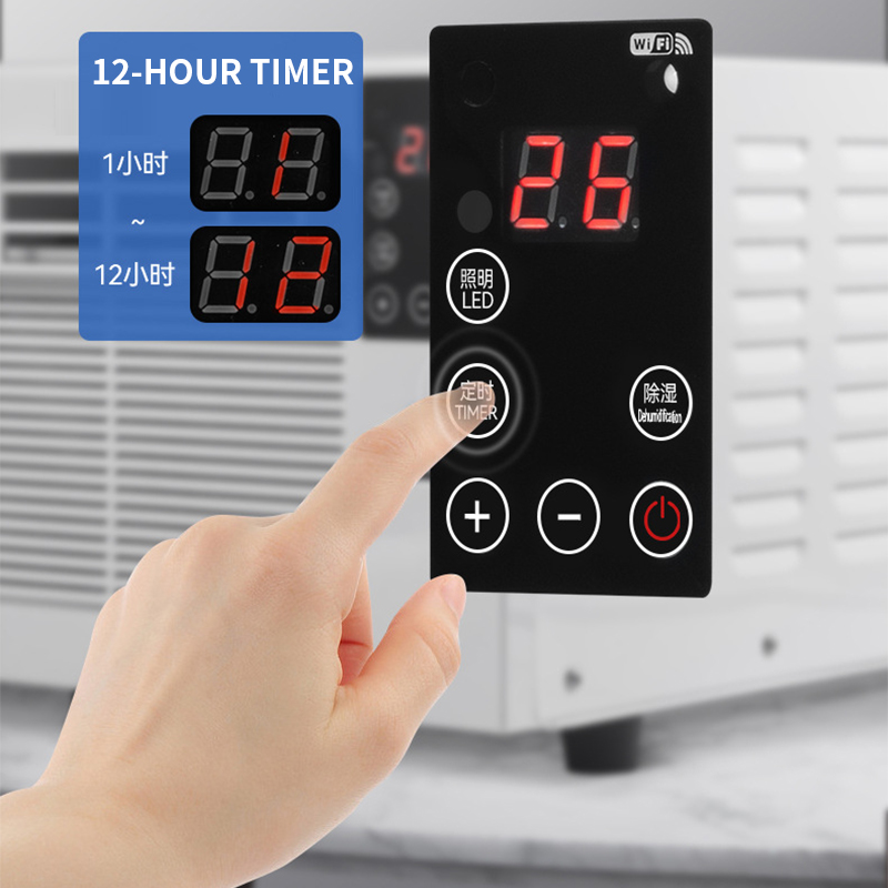 ポータブル屋外エアコン蚊帳エアコン 1876 BTU 屋内寮ポータブルドレンレステントミニエアコンディティ