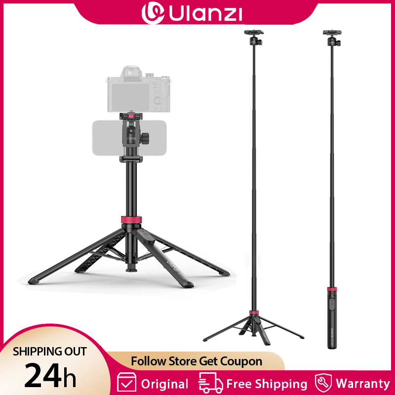 Ulanzi MT44B 1.5 メートル 2-in-1 Selfie スティック三脚スタンドリモートコントロール電話三脚 Iphone 17 16 Android カメラデジタル一眼レフ Vlog ライブ