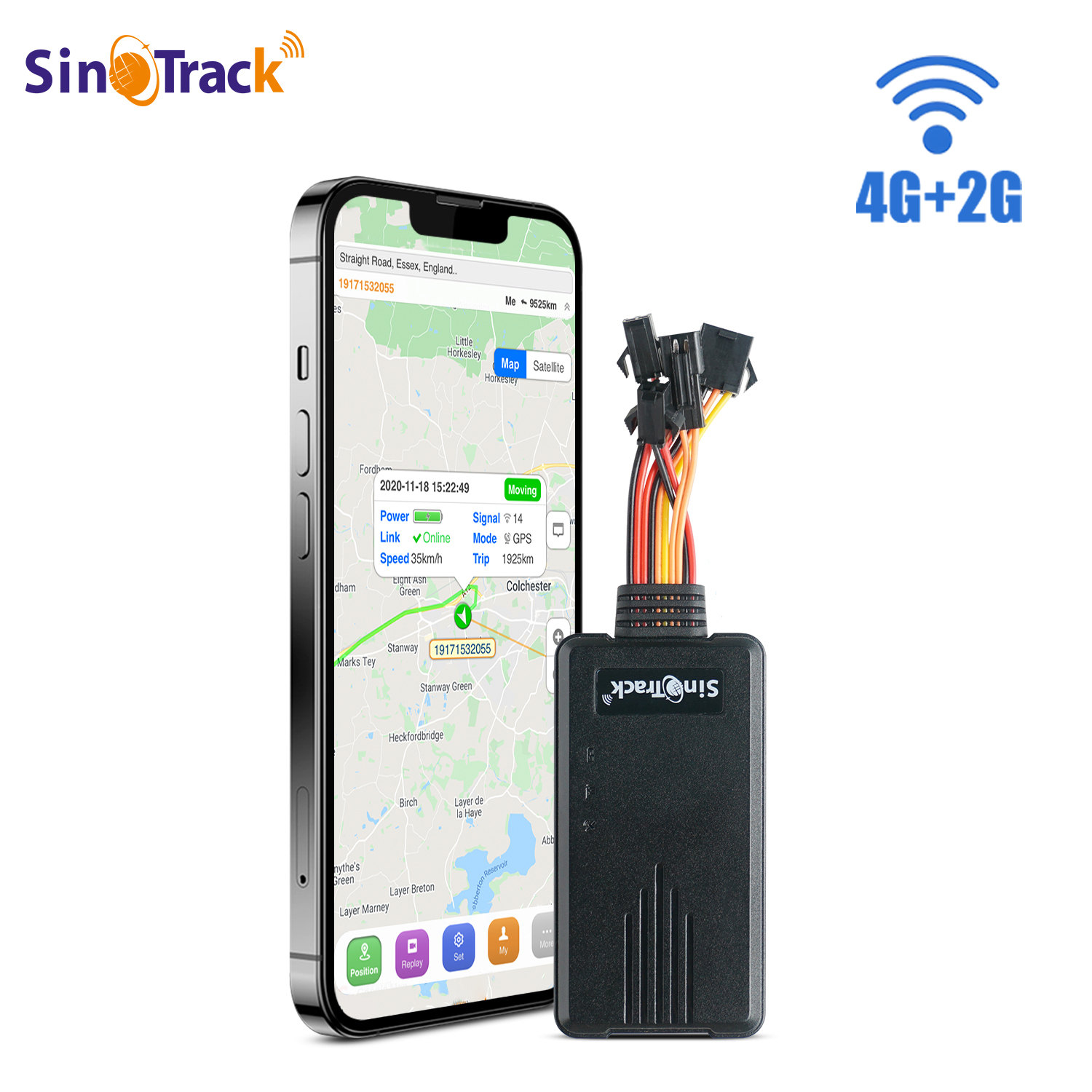 SinoTrack 4 グラム GPS トラッカー ST-906L 車オートバイ車両追跡装置用カットオフオイル電源