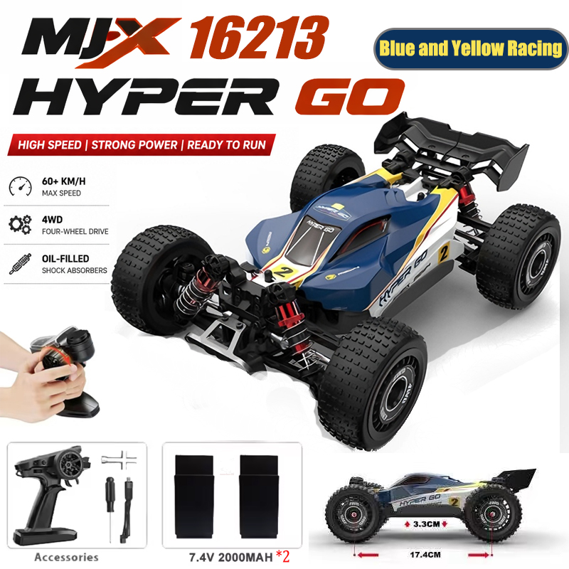 MJX ハイパーゴー 16212 16213 16218 1/16 4WD RC カー 60 キロ/H ブラシレス RC レーシングカー 2.4 グラムリモートコントロールカーオフロードトラックのおもちゃ