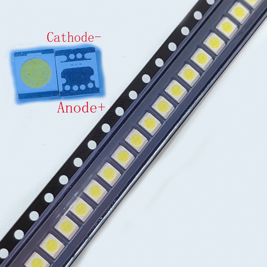 100 ピース/ロット SMD LED 2835 3 V 1 ワットコールドホワイト 105LM 2.8*3.5 ミリメートルテレビ/LCD ストリップバックライト