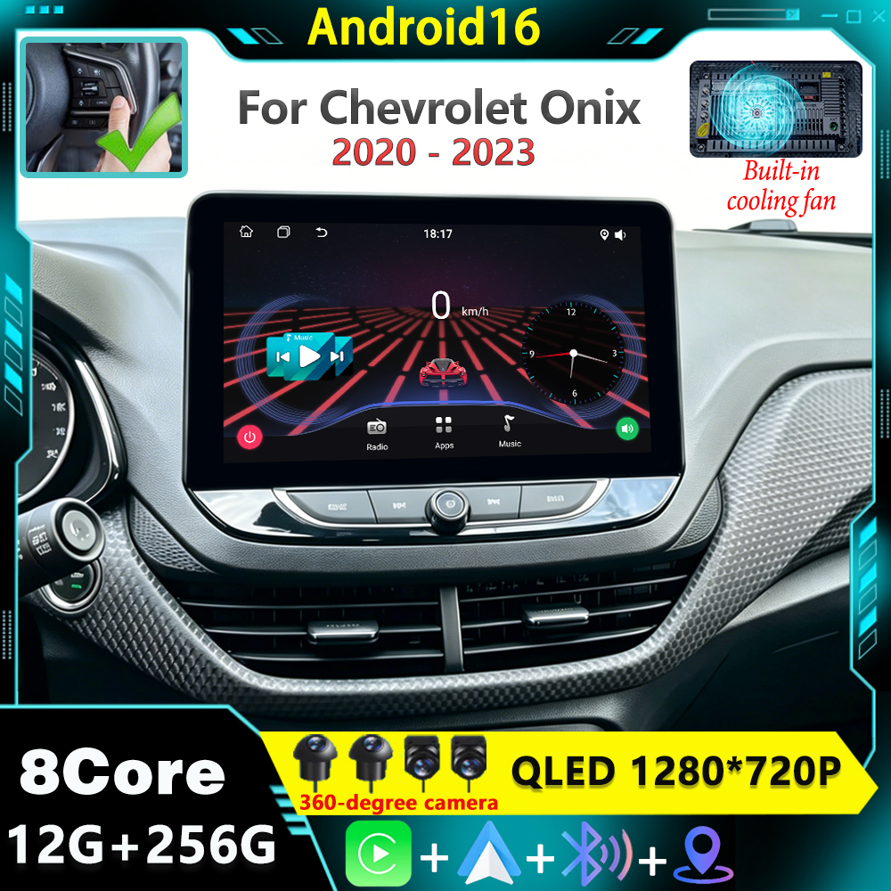 カーラジオ Android 16 シボレーオニックス 2020 - 2023 ワイヤレス Carplay マルチメディアプレーヤーナビゲーション GPS android 自動 Carplay BT5.0