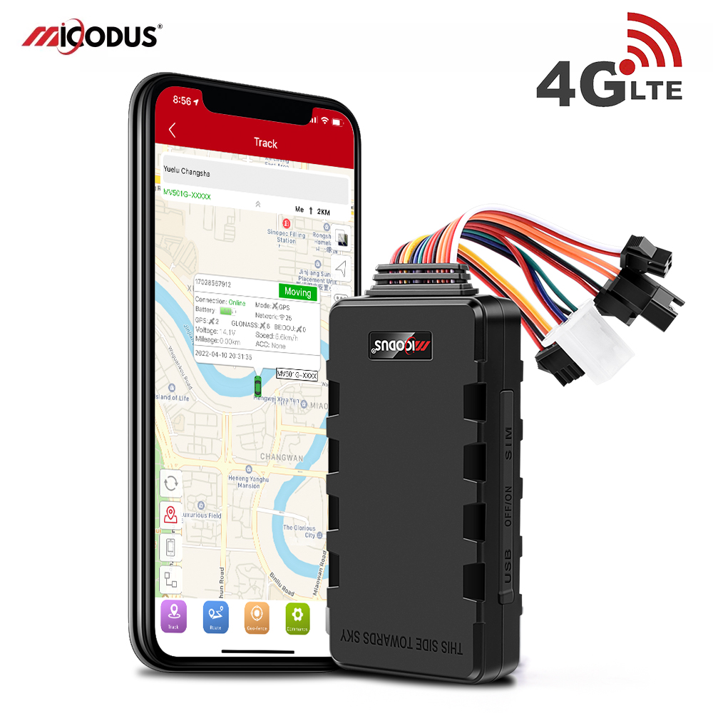 MiCODUS 車 GPS トラッカー 4 グラム MV501G 900mAh 追跡デバイス SOS リモートカットオフ燃料マルチアラーム生涯無料アプリ