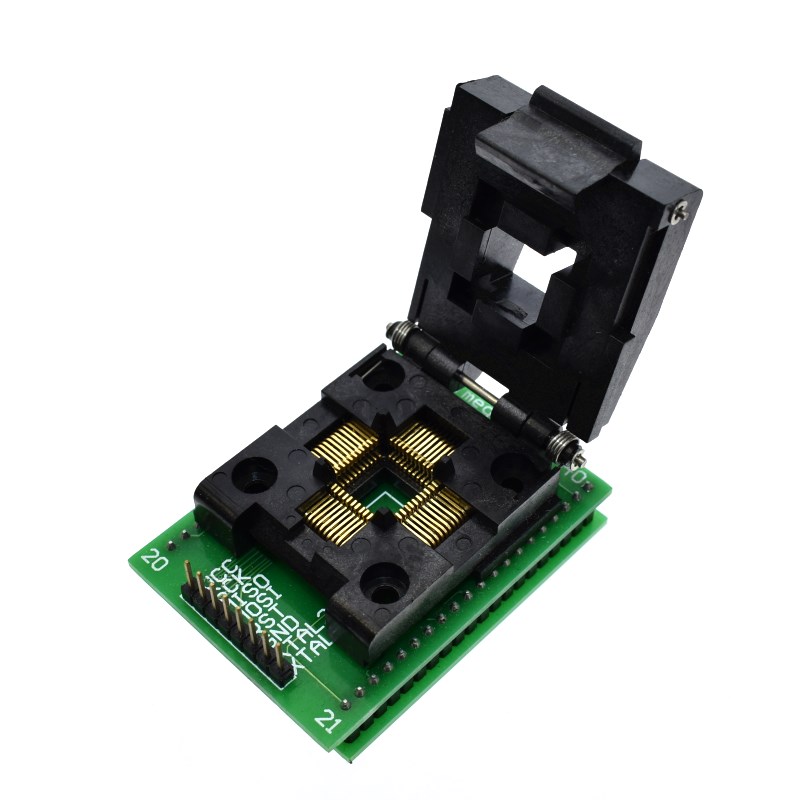 オリジナル TQFP44 アダプタ Dip40 QFP44 ATMEGA16 ソケット テスト クリップ スマート チップ