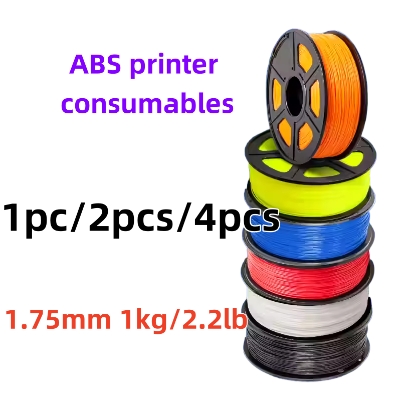 1 ピース/2 ピース/4 ピース 3D プリンタフィラメント ABS 1.75 ミリメートル 1 キロ/2.2 ポンド ABS プラスチック消耗品材料 3D プリンタと 3D ペン ABS フィラメント