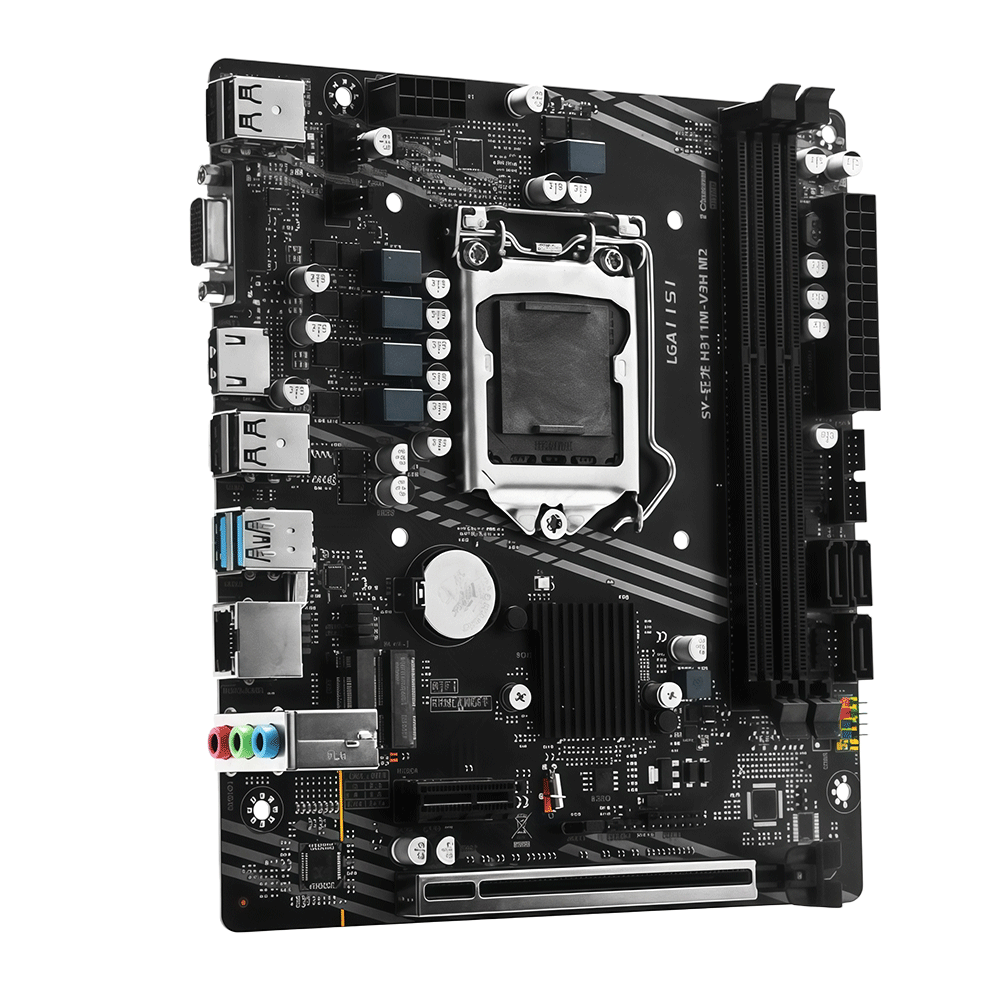 SOYO H311 ゲームマザーボードインテル LGA 1151 サポート 6/7/8/9 世代 DDR4 2133/2400/2666MHz 32 ギガバイト M.2 SATA3.0 USB3.0 デスクトップ