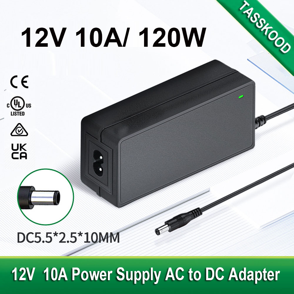 12V 10A 120W DC 電源アダプタ 100V 〜 240V AC-DC コンバータ 12 ボルト 10 アンペア変圧器 5050 LED ストリップライト 3D プリンタ用