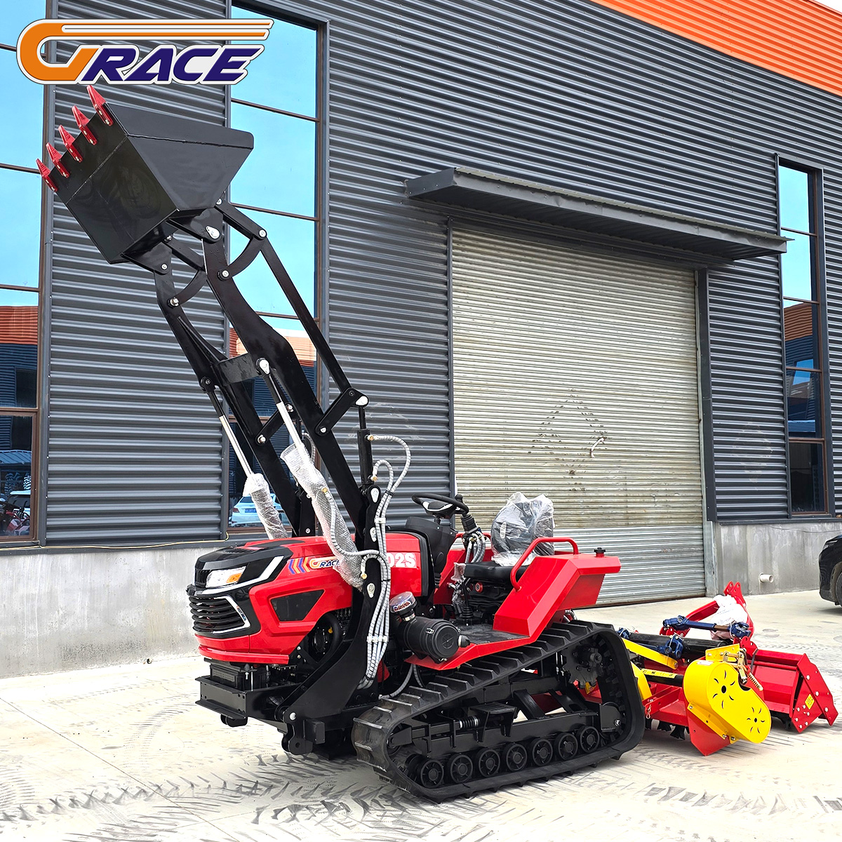 50HP ミニ クローラー トラクター ヘビーデューティ ユーロ 5 トラクター ハイパワー工場卸売供給