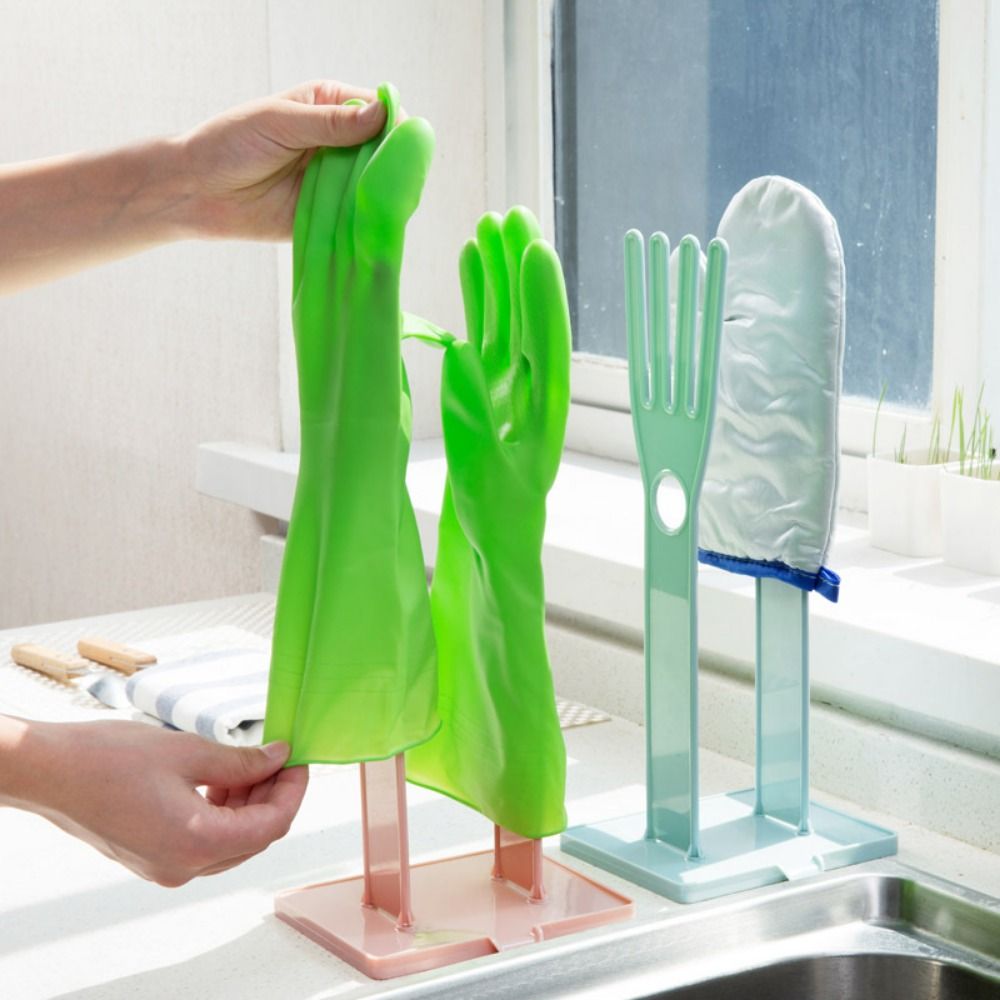 再利用可能な手袋乾燥機ホルダープラスチック手袋乾燥ラック多機能キッチン用排水ラック