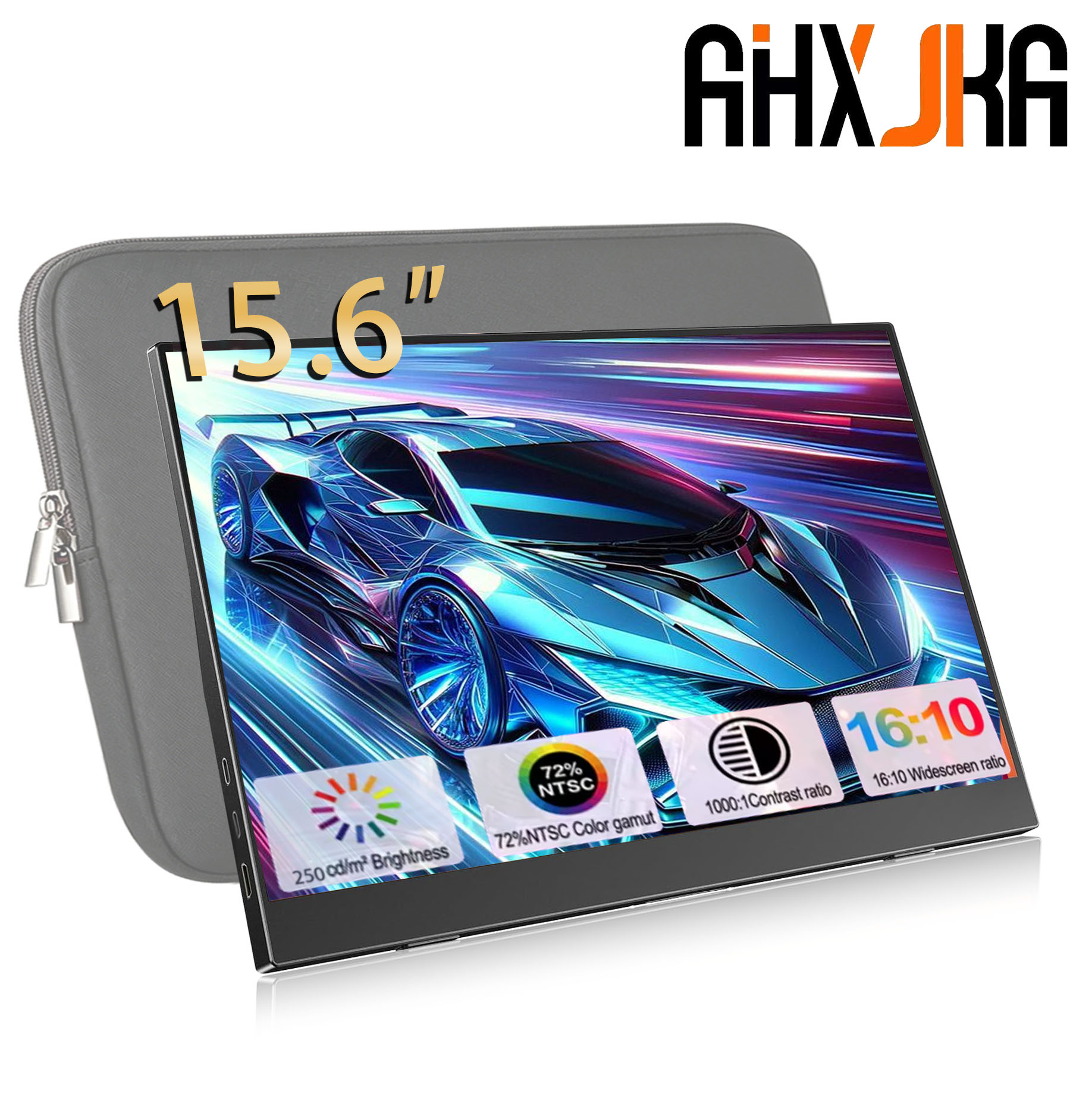 15.6 インチ 1366*768 ポータブルモニターラップトップ XBox PS4/5 スイッチ携帯電話 PC 拡張モバイル Mointor