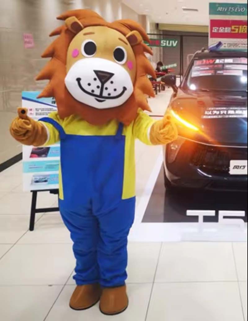 ライオン マスコット キャラクター スーツ カーニバル コスチューム ファンシー ドレス コスチューム コスプレ 動物 マスコット パーティー イベント ハロウィン コスチューム 大人用