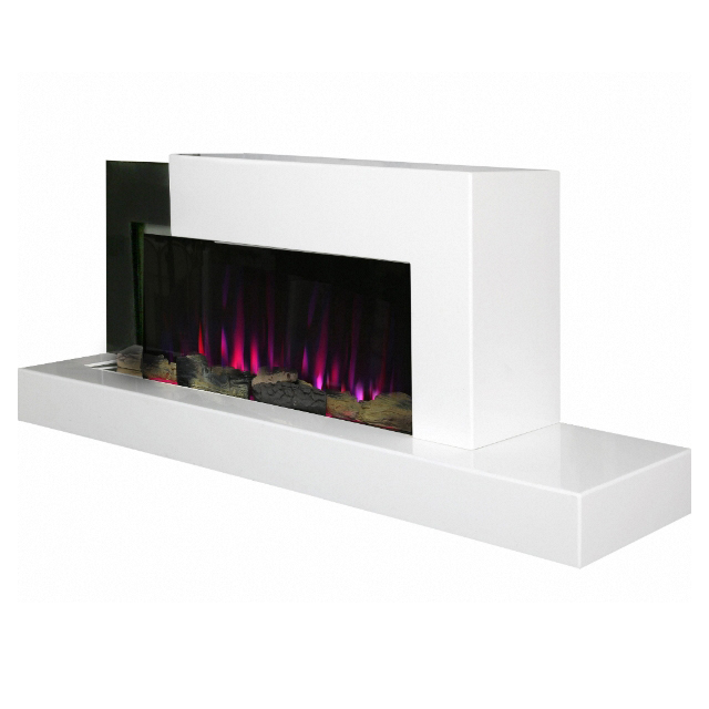 Modern Custom Indoor 9 Color LED Electric Fireplace Decorative Stove with Timer Remote Control Overheat Protection