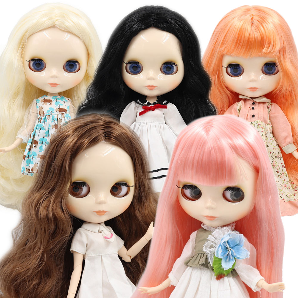 ICY DBS ブライス人形 1/6 BJD カスタマイズされたヌードジョイントボディ、白い肌、光沢のある顔、女の子ギフト、おもちゃ
