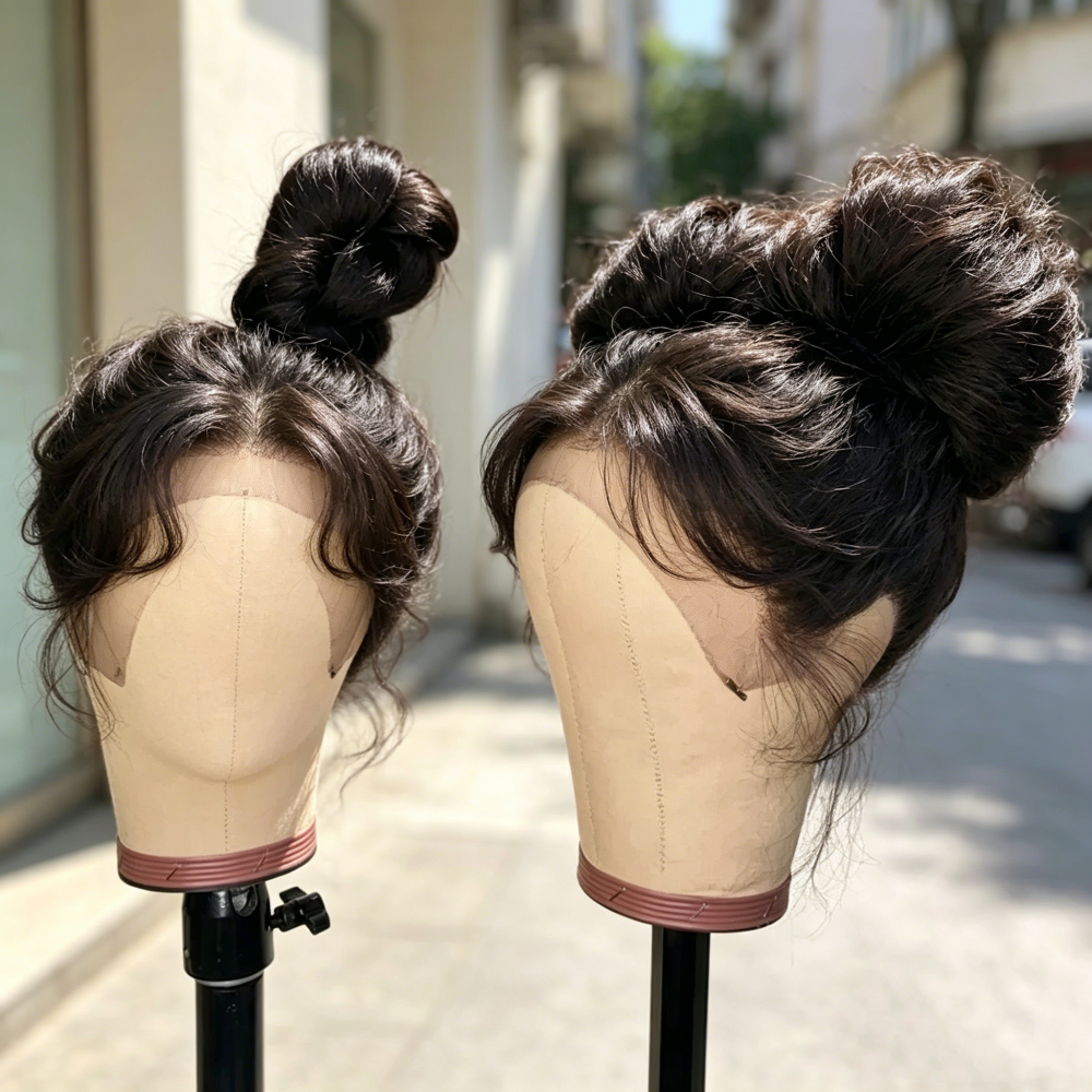 実体波 30 40 インチ不可視ストラップ 360 フルレース前頭人毛ウィッグ 250% 密度ブラジルバージンヘア事前摘み取られたカーリー HD レースウィッグ女性のための