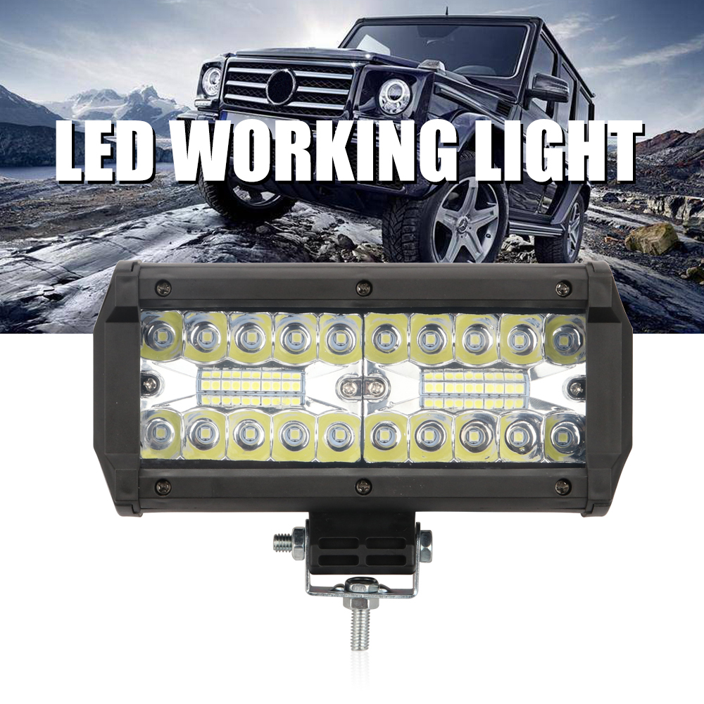 2 個車のワークライト LED ライトバースポットフラッドビーム 12V 24V ユニバーサルトラック車 SUV 4x4 ボート SUV ATV UTV 駆動ヘッドライト