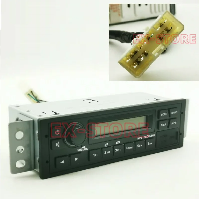 24V ラジオ MP3 USB プレーヤー DOOSAN 掘削機 DH215-7、DX215、DX380、DX140、ソーラー 150