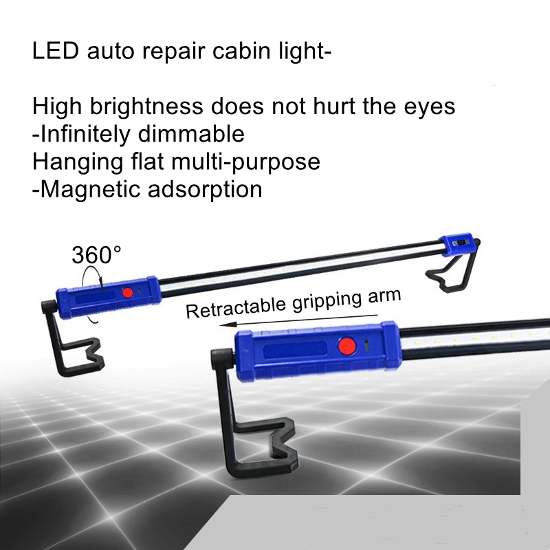 LED キャビンライト 360 度調整可能な自動車修理オーバーホールライト充電式自動車修理作業灯ロングストリップ作業灯