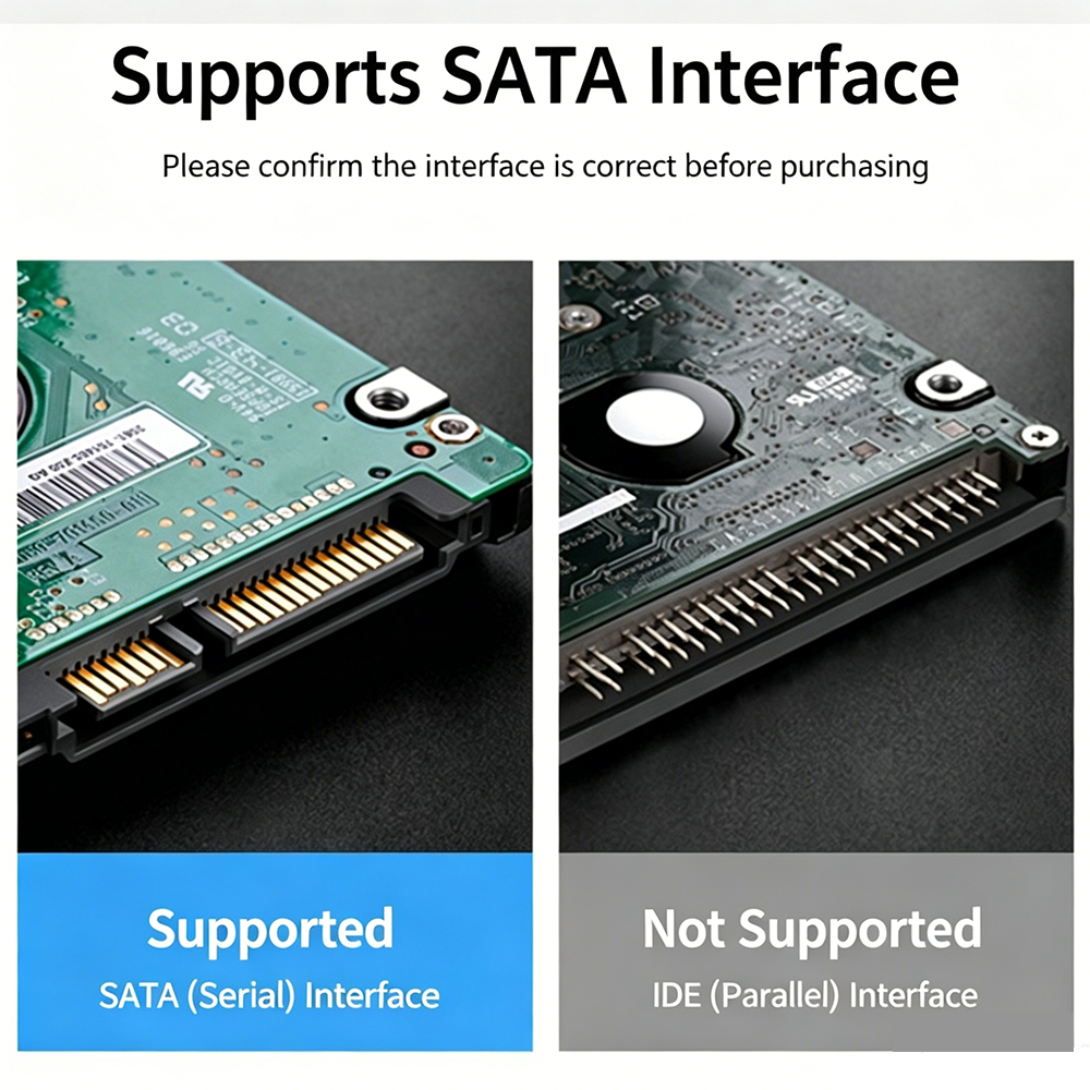 KEBIDU 工具不要 2.5 インチ SATA SSD エンクロージャ USB3.0 Type-C 外付けハードディスクケースラップトップモバイルストレージボックス 2.5 インチドライブケース