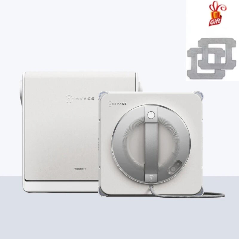 ECOVACS W2S PLUS 窓掃除ロボット多機能自動電動窓ガラスクリーナースマート掃除機