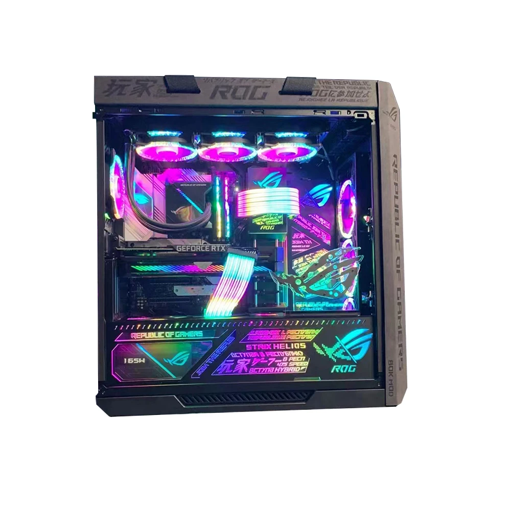 ASUS ライトパネルキット Asus ROG Helios PC ケースカバー ARGB MOD コンボ DIY Srtix 装飾シャーシ修理された Gabinete ゲーマー 5V 3PIN