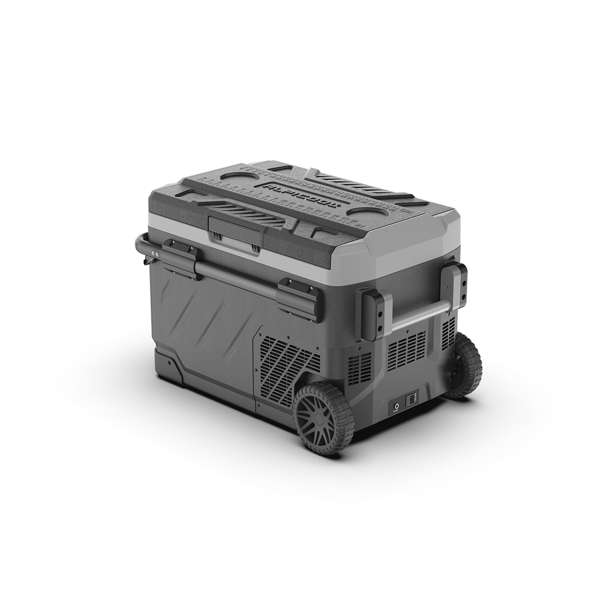 Alpicool ZGW デュアルゾーンデュアルコントロール ABS プラスチック効果的な冷却ミニ屋外キャンプ冷蔵庫車用ポータブル冷蔵庫