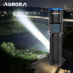 Aurora EDC 懐中電灯 ズーム機能付き懐中電灯 ポータブル LED 懐中電灯