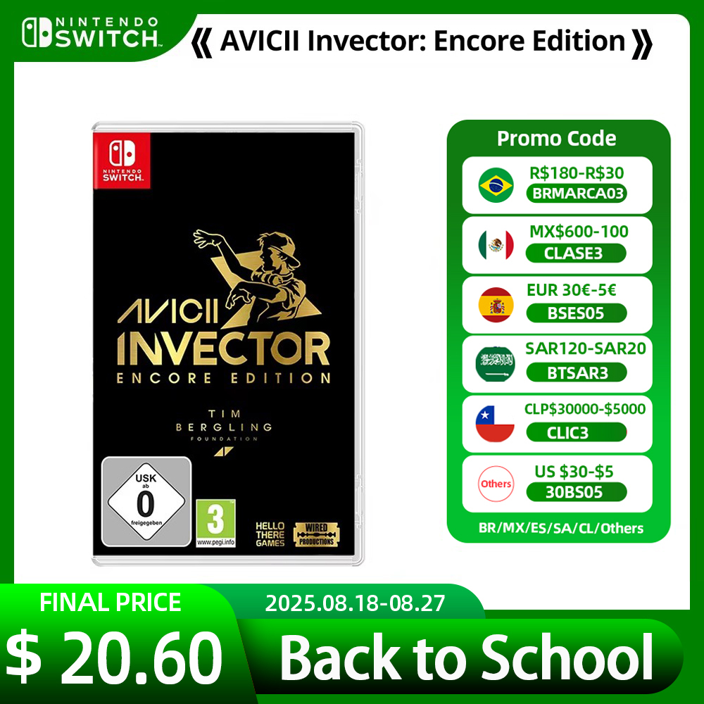 AVICII Invector: Encore Edition - Nintendo Switch ゲーム セール 100% 公式物理ゲーム カード