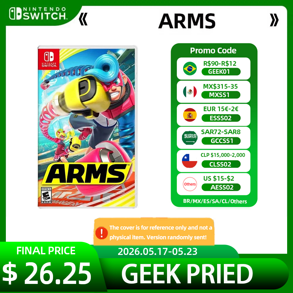 Nintendo Switch ゲームセール - ARMS - アクション格闘ゲーム カード 物理カートリッジのサポート TV テーブルトップ ハンドヘルド モード