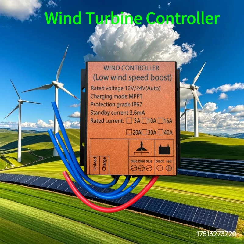 1000-5000 ワット MPPT 充電コントローラ 12 V/24 V 自動 48 V 10A-40A 風力タービン発電機防水レギュレータ整流器工場出荷時の価格