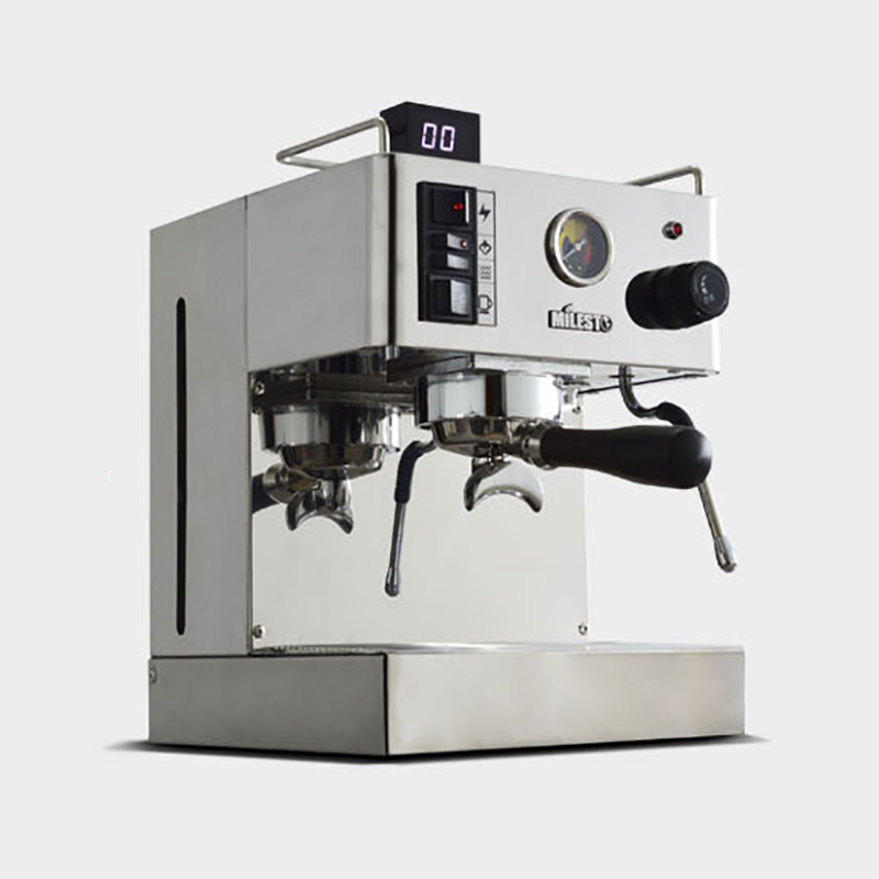 エスプレッソコーヒーマシンイタリア 9 バー半自動ミルク泡立て器 220V コーヒーメーカー家庭用コーヒーマシン