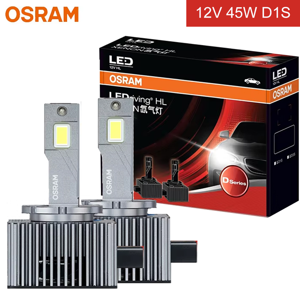 OSRAM LED D1S 車ヘッドライト LEDriving キセノン HID ランプ 45 ワット高輝度 6000 K ホワイト Canbus LED 電球オリジナルアップグレード 166140CW 、ペア