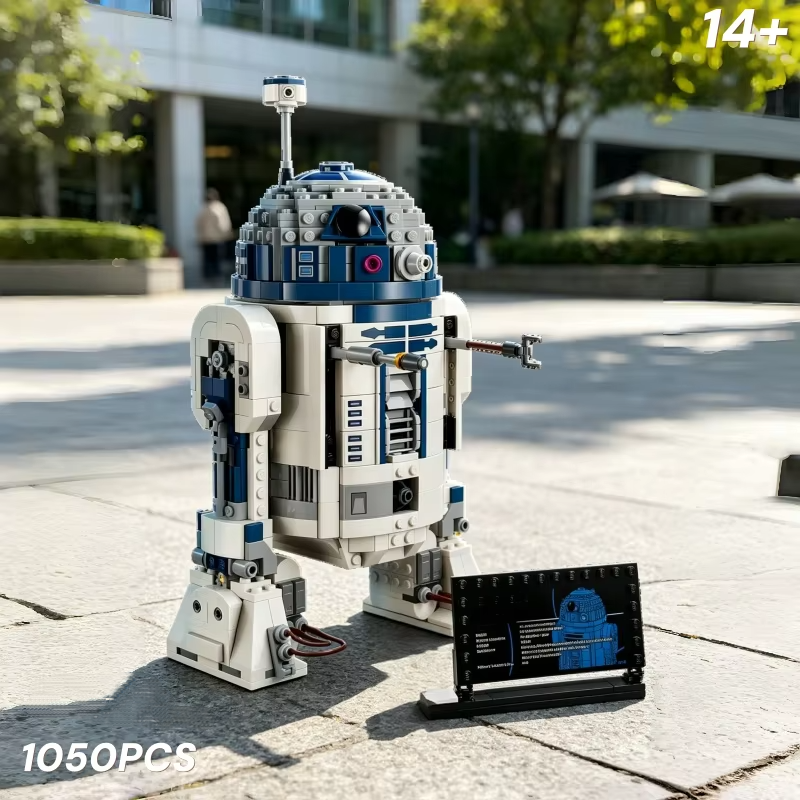 1050 個スペースウォーズロボットビルディングブロックセット R2-D2 DIY 組立モデル家の装飾飾り祭り誕生日プレゼント大人のための