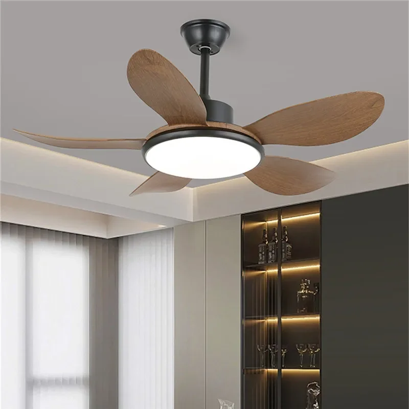 ELZRA モダンファンライト高級リビングルームレストラン寝室研究 LED シーリングファンライトリモート電動ファンライト