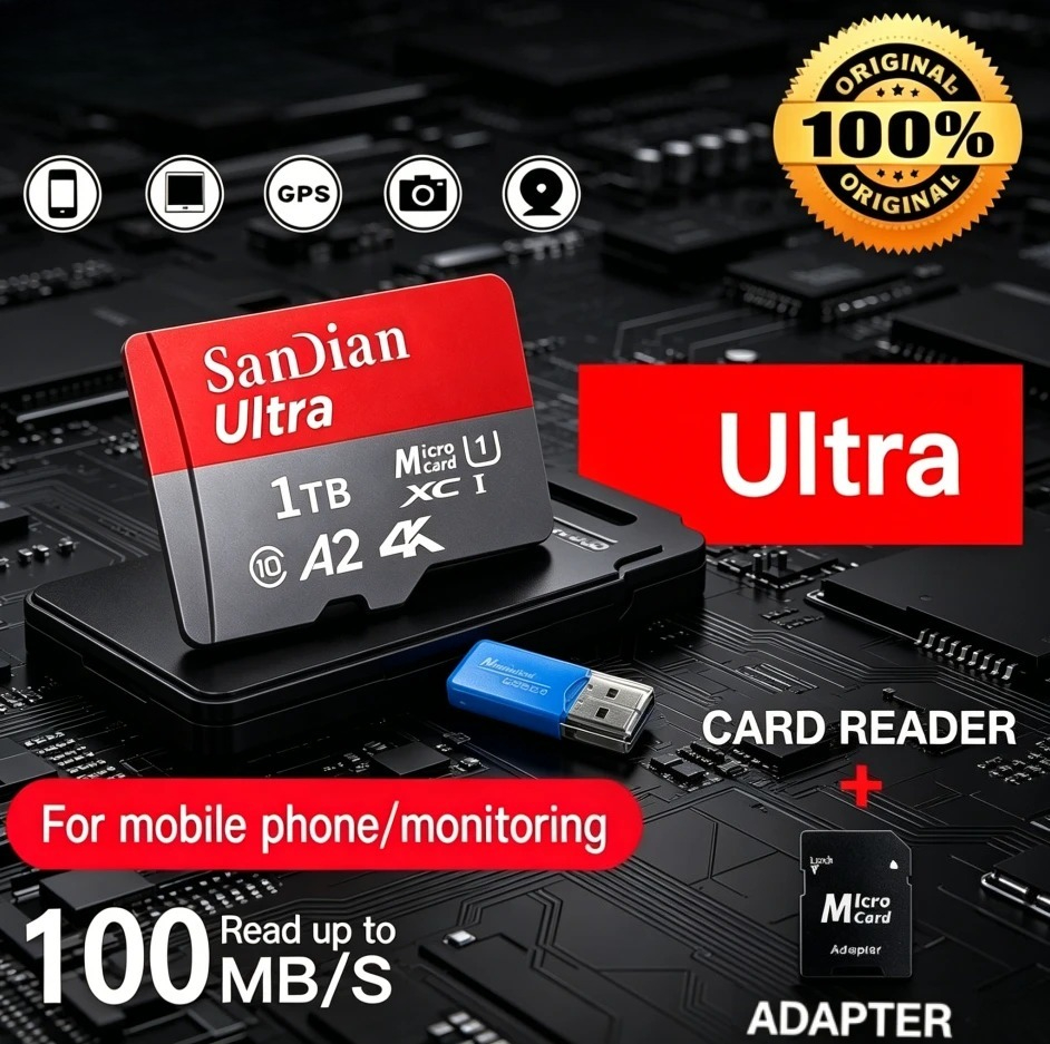 オリジナル フラッシュ マイクロ TF SD ストレージ カード A2 高速読み書き 128GB 256G ミニ メモリー アダプター付き デジタルデバイス カメラ用
