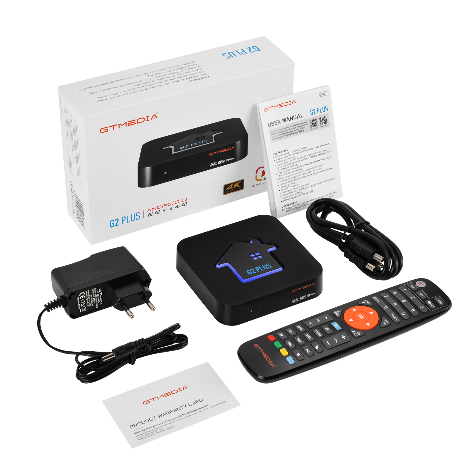 2022 Gtmedia G2 PLUS Android 11 衛星受信機 Amlogic S905W2 2G16G 4K H.265 2.4Gwifi Youtube ANDROID TV ボックス ミニ PC