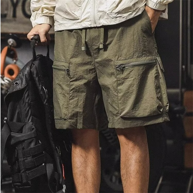 2026 新しい夏のカーゴショーツ男性用アメリカンスタイル屋外 Y2K トレンディなスポーツパンツだぶだぶのカジュアルファッションヒップホップバミューダショーツ
