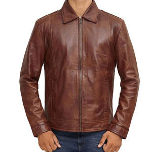 Low Minimum Order Quantity, High-Quality, Fashionable Leather Men's Jackets, Best Designs, Custom-Designed Men's Leather Jackets
