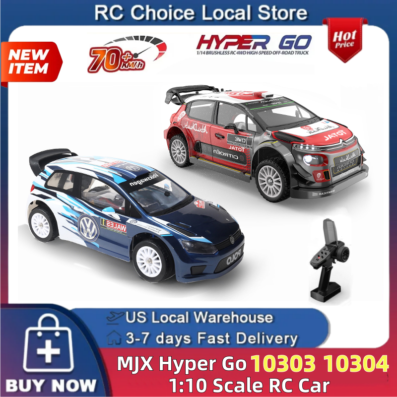 MJX ハイパーゴー 10303 10304 1:10 スケールブラシレス RC カー 70KM/H 高速オフロードレーシングカー 2.4 グラムリモートコントロールドリフト車両
