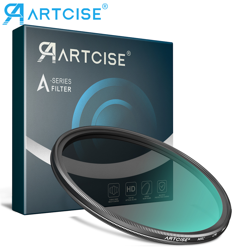ARTCISE MC HD CPL 偏光フィルターレンズ 58 ミリメートル 62 ミリメートル 67 ミリメートル 72 ミリメートル 77 ミリメートル 82 ミリメートル超スリム円偏光フィルターカメラアクセサリー