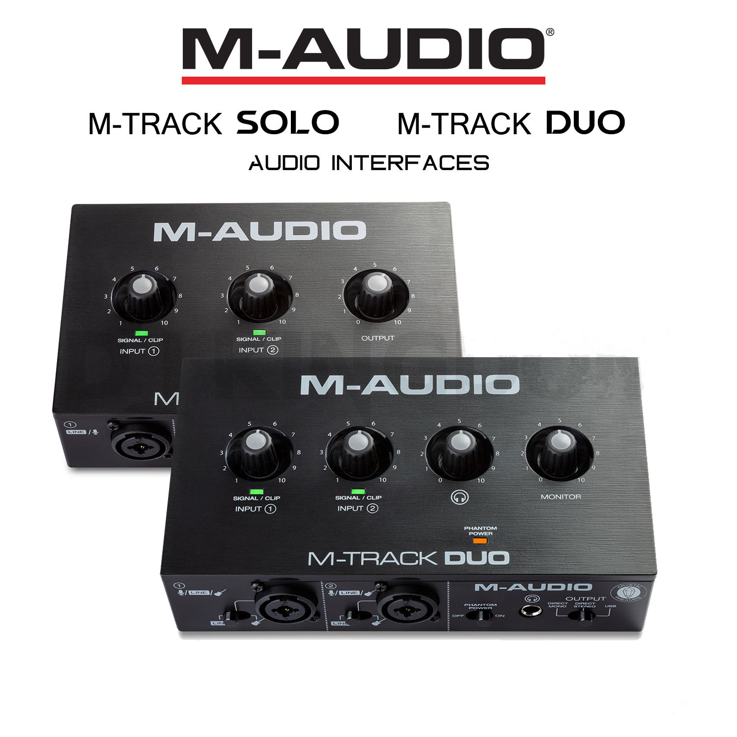 M-AUDIO M-Track DUO/SOLO 2 in 2 out オーディオインターフェイス レコーディング サウンドカード レコーディング アレンジャー ミキシング