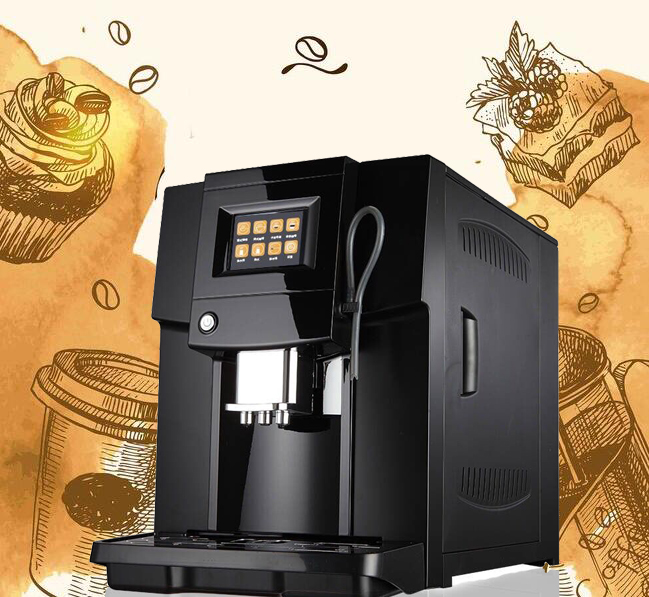 コーヒーメーカー スマート 4 言語全自動ビーントゥカップコーヒー自動販売エスプレッソマシン