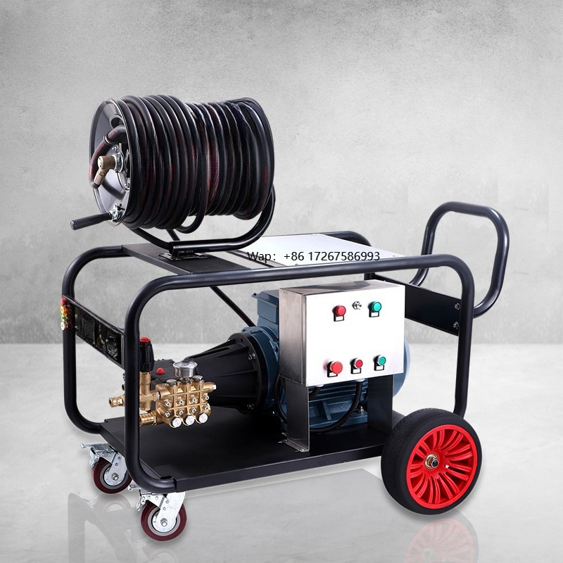 高圧下水道ジェット排水管クリーナー下水道ジェッター 180Bar 2600psi 15KW ヘビーデューティ下水道ジェッター排水管クリーン