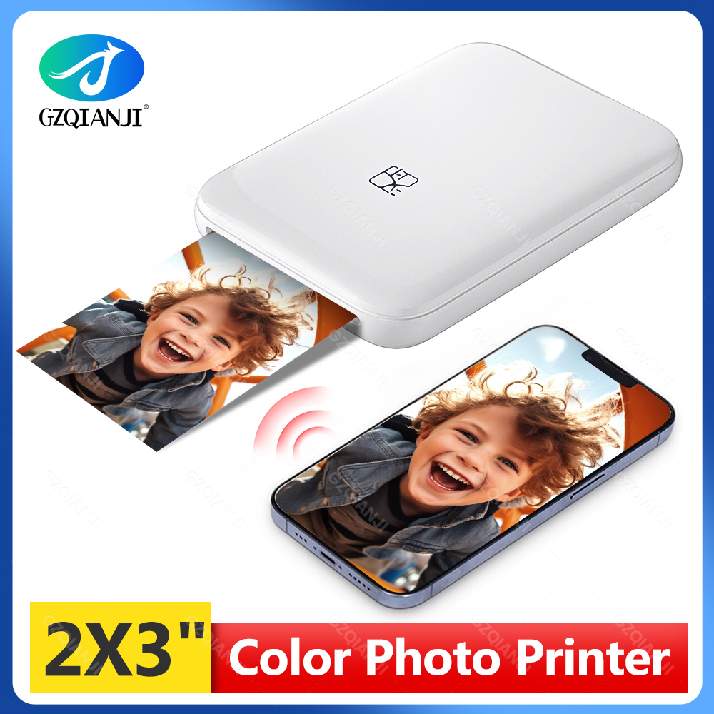 HPRT MT53 ポータブル Mni モバイルポケットプリンター BT ワイヤレスフォトプリンター Zink テクノロジー 2x3 インチカラーフォトプリンターメーカー