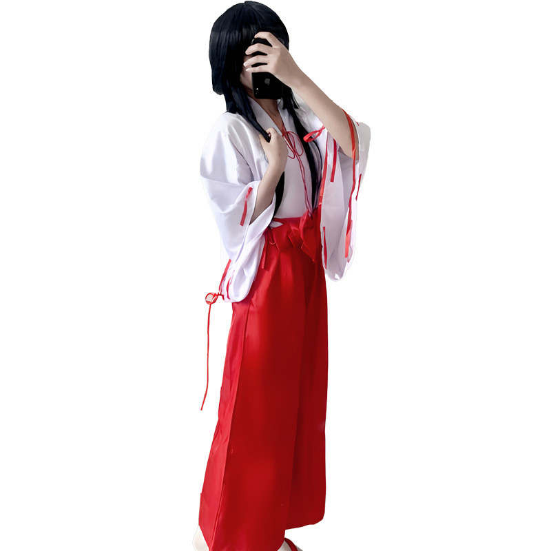 女性の日本アニメパフォーマンス衣装ハロウィン魔女コスプレ服日本国民服着物ロリータドレス