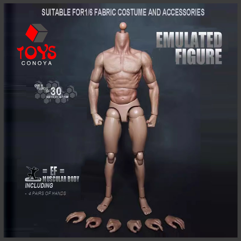 在庫あり ZCtoys S001 1/6 スケール男性筋肉ボディ首付き 12 インチスーパー柔軟な兵士アクションフィギュアフィット 1:6 ヘッドスカルプト