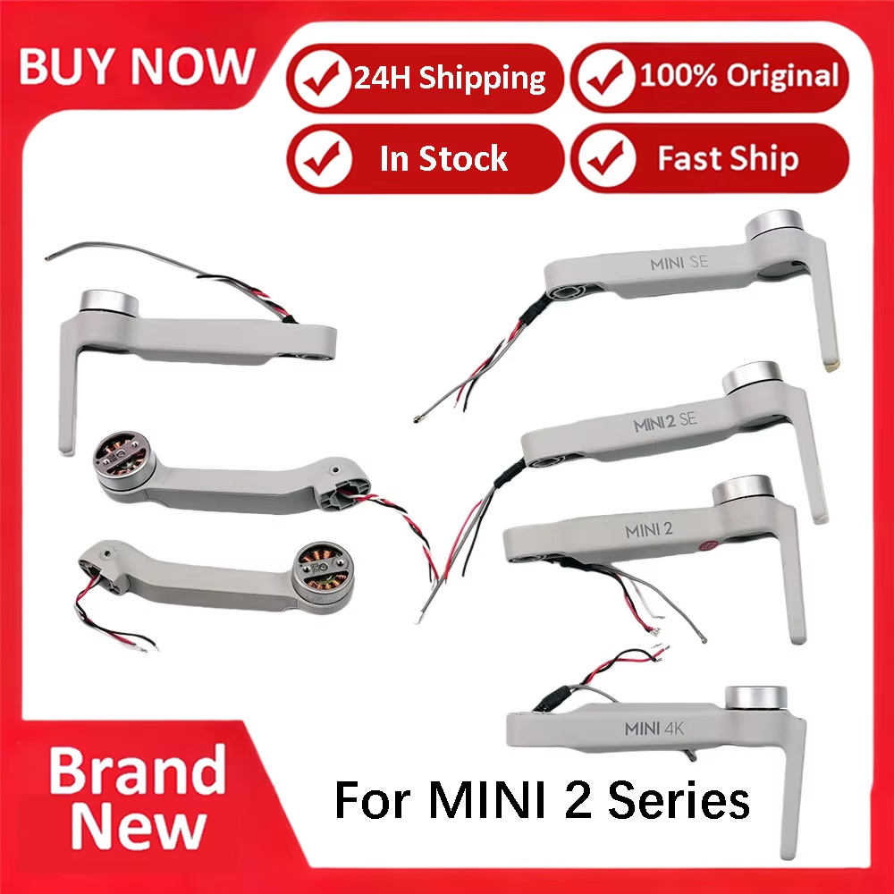 DJI MINI 2シリーズ用モーターアーム（左/右、フロント/リアアーム、エンジン付き）Mini SE/2/2 SE/4K修理部品、100%純正品、新品