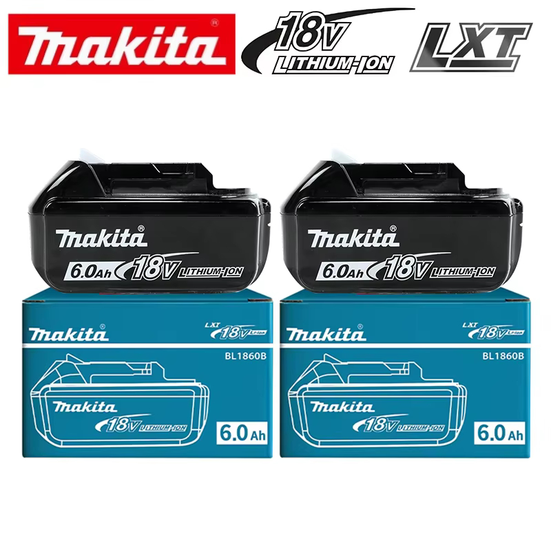 100% Original Makita 18V 6.0Ah Rechargeable Battery ,For Makita BL1830 BL1830B BL1840 BL1840B BL1850 BL1850B Power Tools Battery